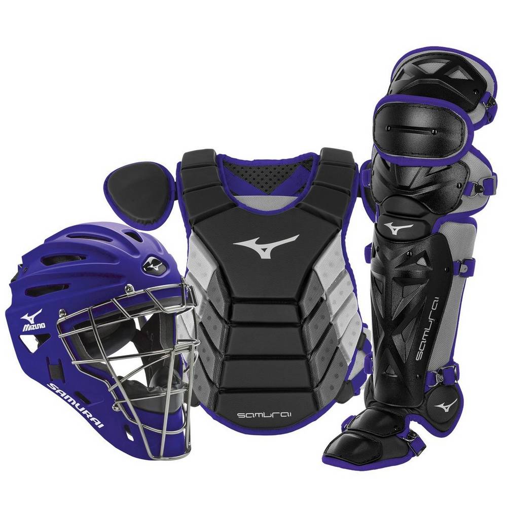 Panske Catchers Gear Mizuno Samurai Adult 15" Boxed Baseball Čierne/Nachový Vypredaj BMKS92867